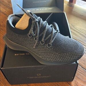 Brand new in box -Allbirds Men's Black Knit Sneakers/obsidian black